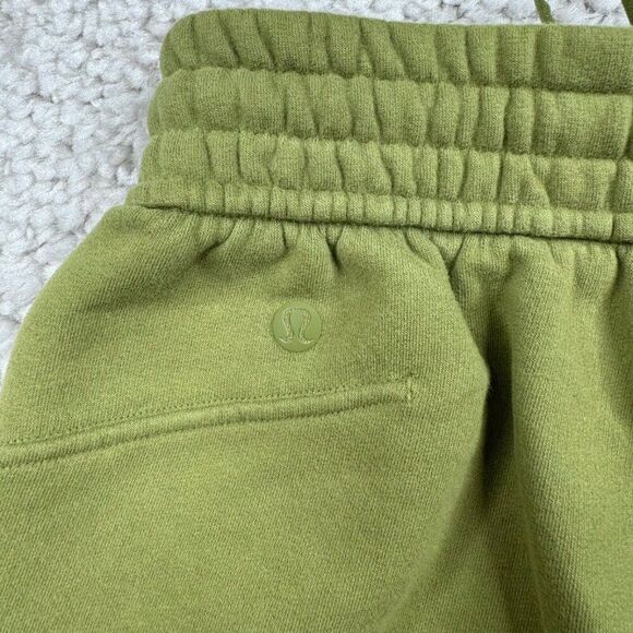Lululemon Loungeful High Rise Wide Leg Crop Sweatpant Bronze Green - Picture 5 of 10
